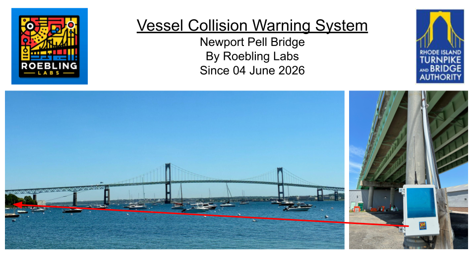 Vessel collision warning system deployed at Newport Pell Bridge