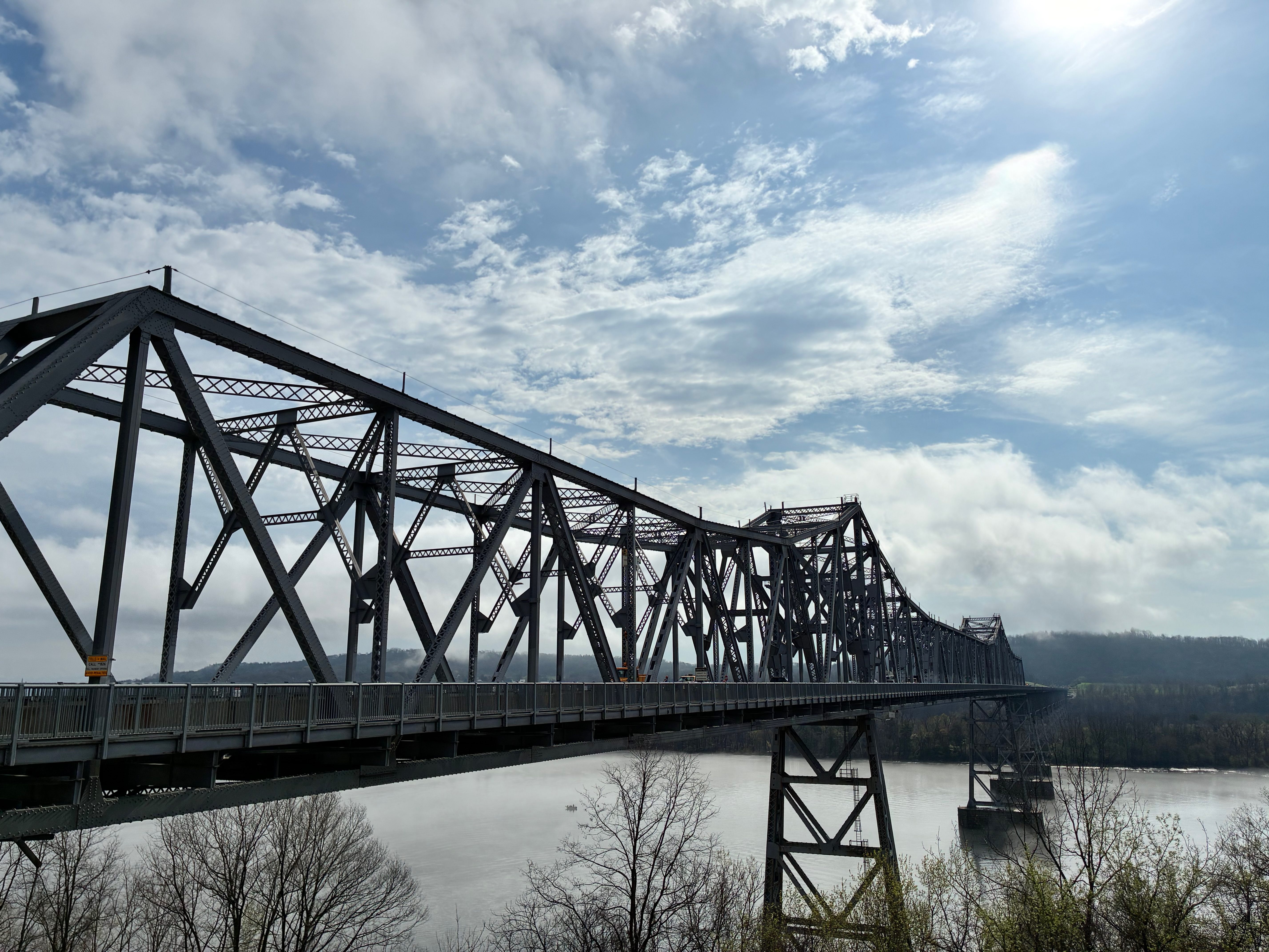Rip Van Winkle Bridge over the Hudson River